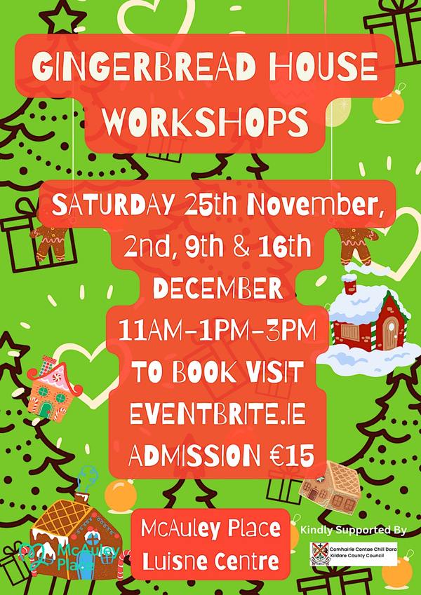 Gingerbread House Workshops