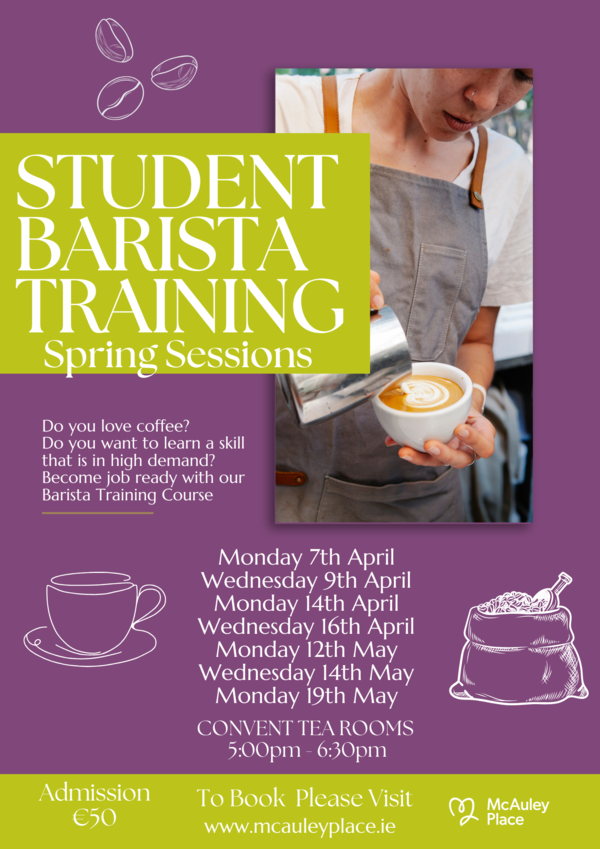 Barista Training for Students Is Back