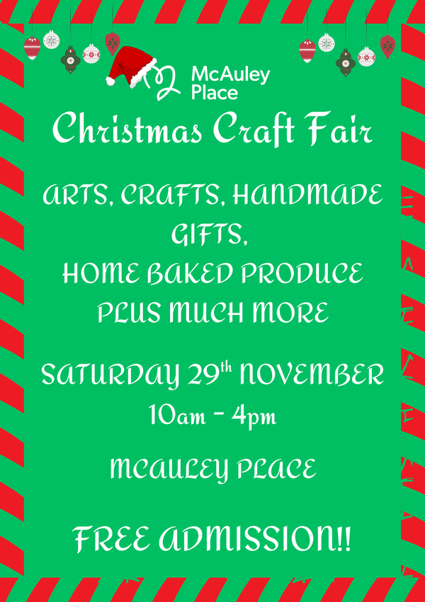 McAuley Place Annual Christmas Arts & Crafts Fair