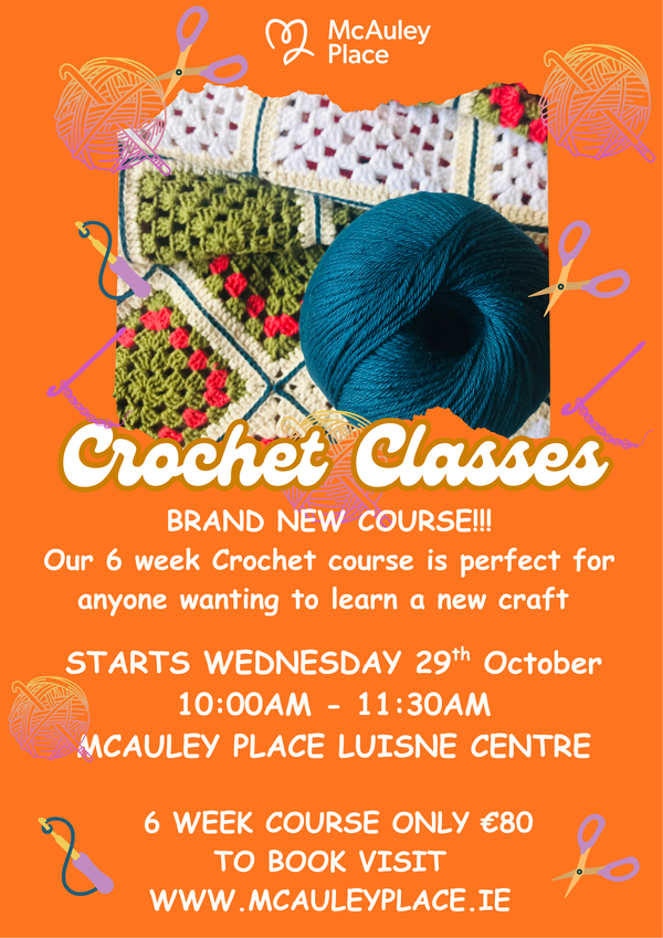 Crochet Course - Starting Wednesday 29th October