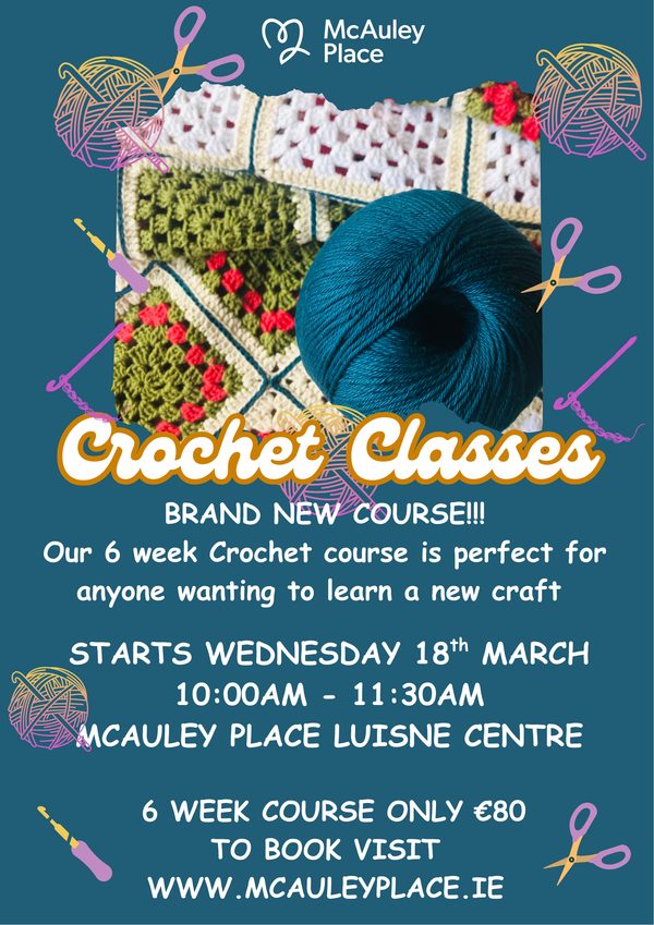 Crochet Course - Starting 18th of March