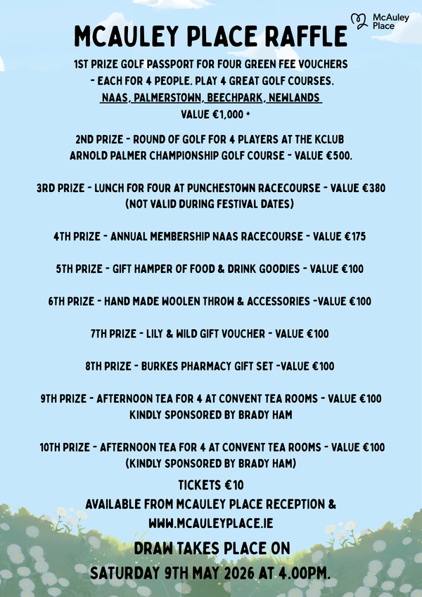 McAuley Place Raffle