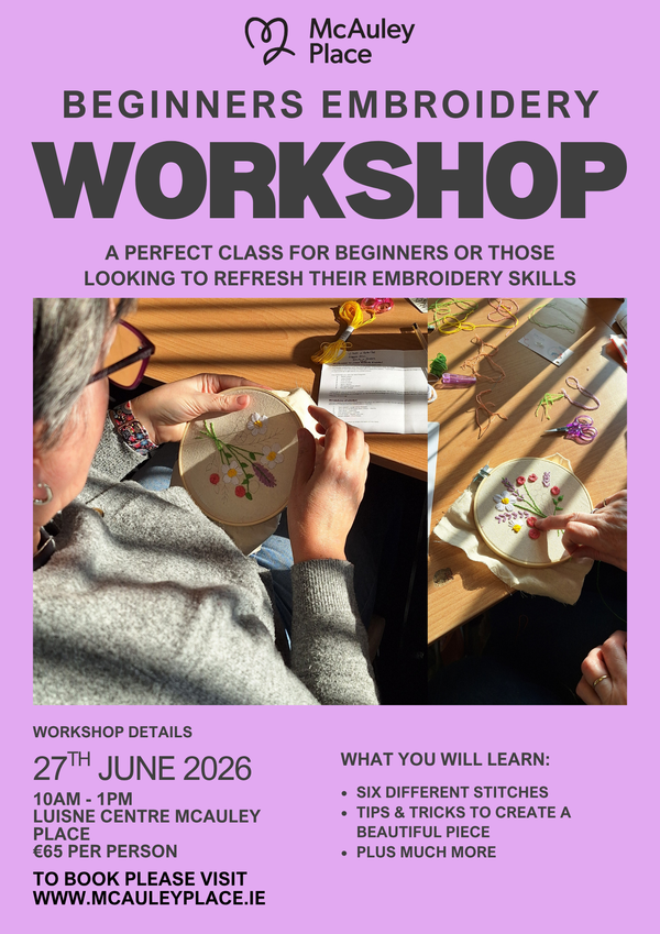 Beginners Embroidery Workshop