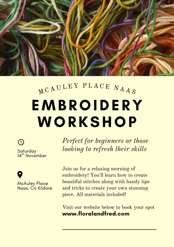 Beginners Embroidery Workshop