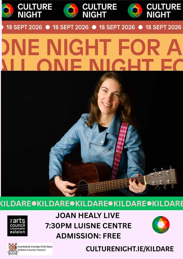 Culture Night With Singer Songwriter Joan Healy 